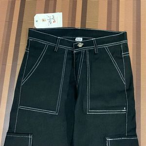 O-78 Size 28 Cargo Women Denim Jeans