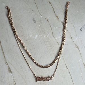 Y2K Double Layered Babygirl Chain