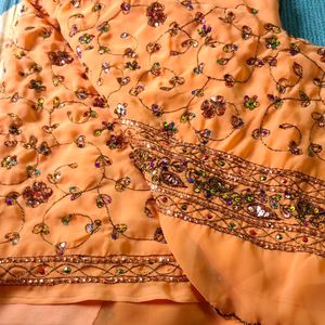 Heavy Emboridery Saree