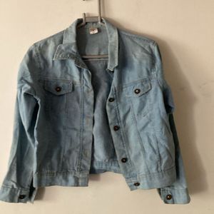 blue denim jacket