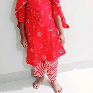 Kurti Bottom Duppata Mask Set