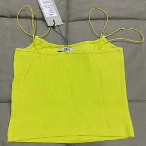 ONLY Casual Sleeveless Solid WomenYellow Top