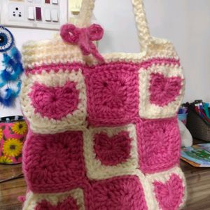 Viral Crochet Tote Bag