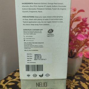 Neud Beetroot Facial Mist Spray