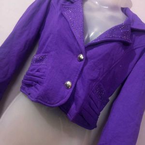 Purple 💙💜 Woolen Jacket