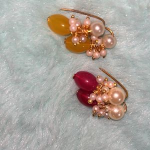 2 Pairs Earrings