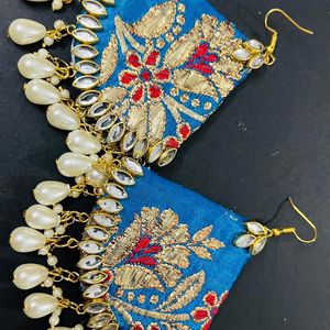 Fancy Fabric Hand Made Earrings