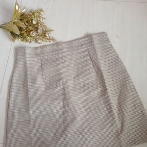 Mini Checkered Skirt