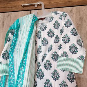 Three Piece Kurta Pant Set