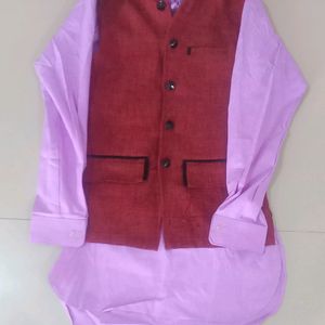 Men Kurta With Jacket