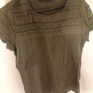 Fig Olive Green Top