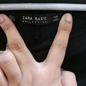 Zara Black Slim Trouser