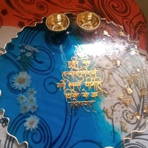 Resin Pooja Thali