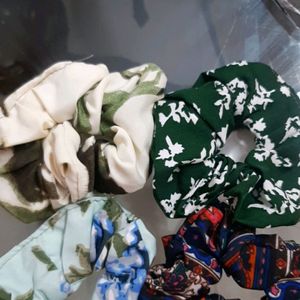 10 Multicoloured Scrunchies