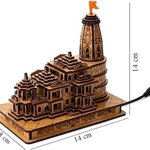 Ram Mandir With Light Charger & Adapter