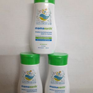 mama earth Body Wash For Babies Pack Of 3