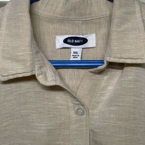 Unisex Beige Shirt