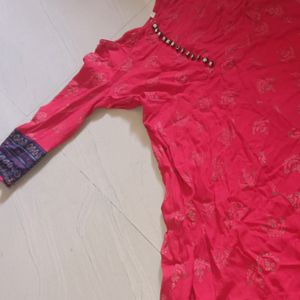 Red Long Kurthi