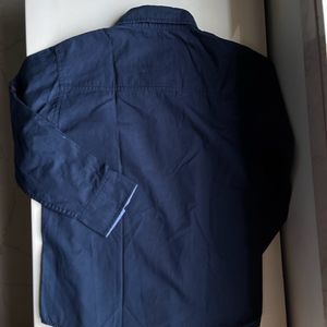 Navy Blue Boys Shirt