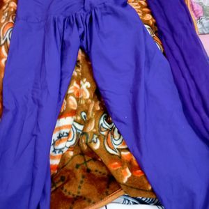 New Violet Salwar With Dupatta