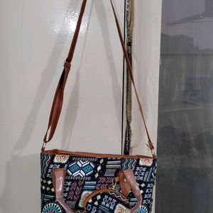 A Beautiful Printed Handbag