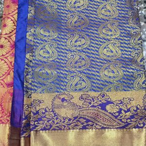 Purple Saree Pattu Sare