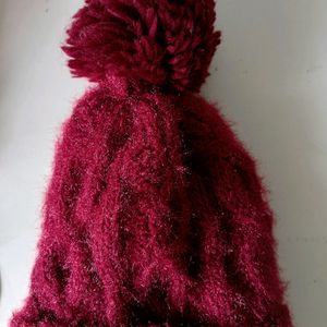 New Maroon Winter Hat