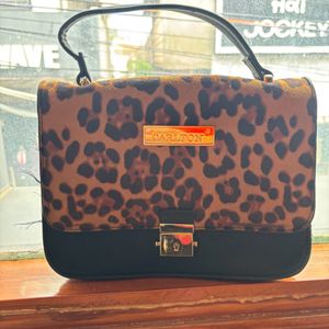 Cartlon London Leopard Print Bag