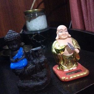 Combo Of Laughing Budda & Smoke Buda