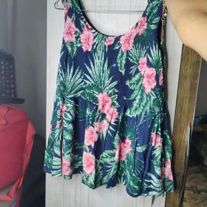 Multicolored Printed Floral Top