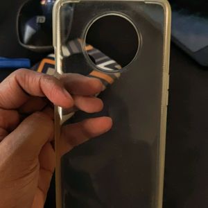 Oneplus 7T Back cover And transparent Case Combo