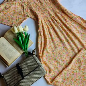 Floral Summer Midi Dress