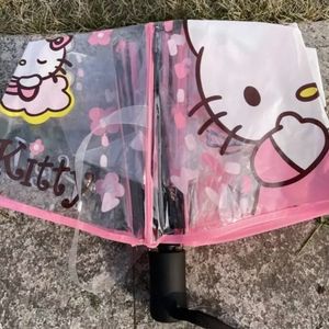 Hello Kitty Transparent Umbrella