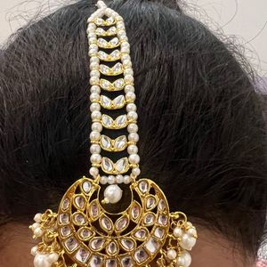 Combo Set Of Golden And Silver Maang Tika