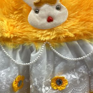 Yellow Baby Partywear Frock