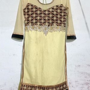 Light Green Kurti Plazo Set