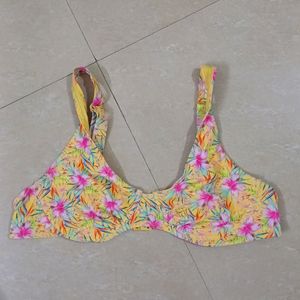 Bright Yellow Bikini Top Kum Bra