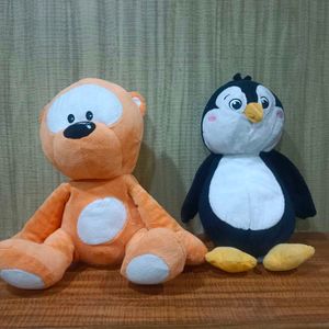 Combo Of 2 Plushies Big Toy 🧸