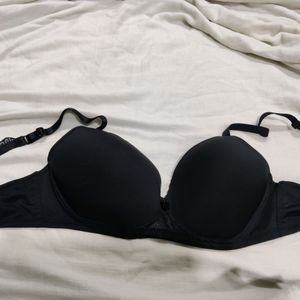 lace paded wirefree 3/4 coverage bra