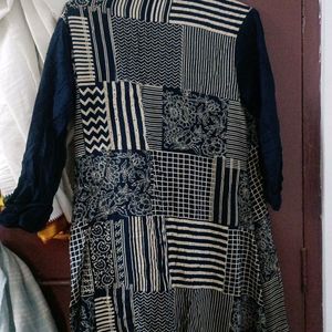 Max Navy Blue Kurti