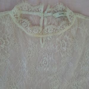 Transparent Lace Top