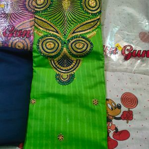 Squen Self Designer Dress Material