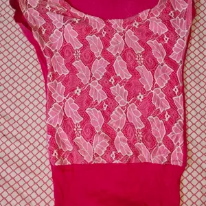 Pink Fitted Top