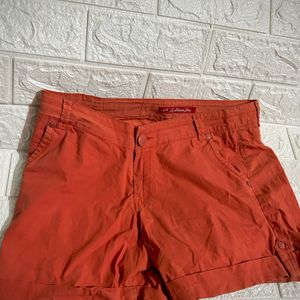 Orange Color Shorts