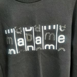 MADAME Black Signature Sweatshirt