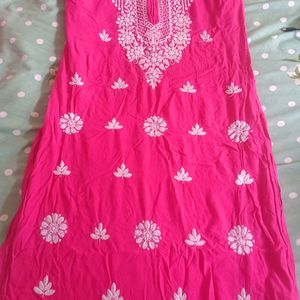 Chickan Embroidery Kurti