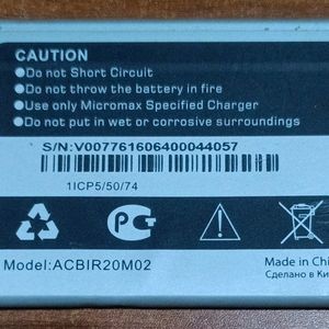 Micromax Mobile Battery 2000mAh