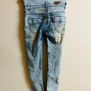 5 Button High Waist Jeans