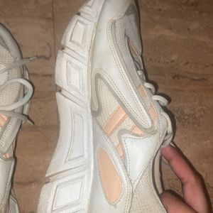 Beige Chunky Sneakers - Lightly Used, Ready for a