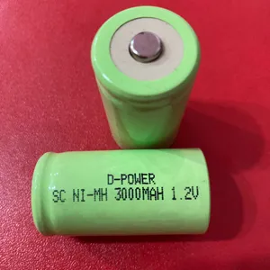 1.2v 3000 mah Ni Mh Rechargeable Battery